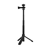 BGNING 3in1 Foldable Tripod Extendable Monopod Pole Handle Grip Selfie Stick for GoPro Hero 9 8 7 6 5 4 for DJI OSMO Camera Accessories