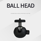 BGNing Mini Tripod Ball Head 360 Degree Swivel Ballhead Video Stand Panoramic Heads for SLR Camera Tripod Stabilizer Accessories