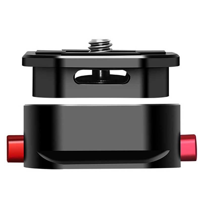 FEICHAO Quick Release Plate Clamp Mount Plate Board with 1/4 Screw for SLR Camera Monitor Fill Light Stabilizer Tripod Adapter