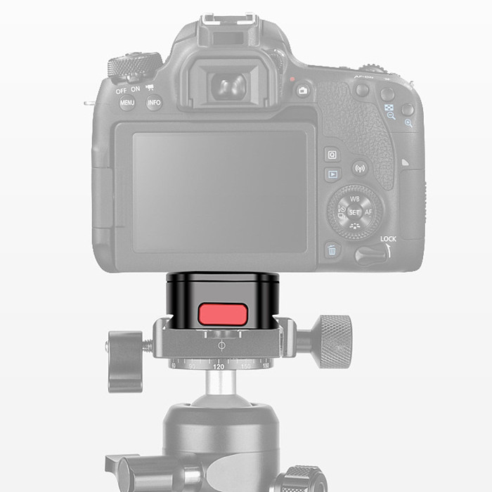 FEICHAO Quick Release Plate Clamp Mount Plate Board with 1/4 Screw for SLR Camera Monitor Fill Light Stabilizer Tripod Adapter