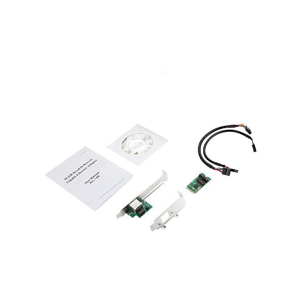 XT-XINTE 22x42mm M.2 B-Key and M-Key to 1 Port 10/100/1000Mbps Gigabit Lan Ethernet RJ45 Port NIC Network Adapter Card