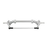 FEICHAO Metal Front Axle Tractor Steering CA7911 Silver for 1:14 Tamiya Upgrade