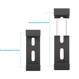 FEICHAO Aluminum Alloy Mobile Phone Clip Fixing Clip Fill Light Hot Shoe Clamp Selfie Stick Holder Clip for Mobile Phone Photography Camera Tripod