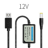 XT-XINTE 100cm Length USB Port DC55*21mm 5V to 9V 12V Power Cable Connector For USB Devices Step Up Module Boost Converter