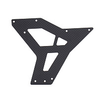 ALZRC - N-FURY T7 Carbon Fiber Main Frame - Rear - 2.0mm 3 Degree Oblique NFT7-040 for N-FURY T7 Helicopter