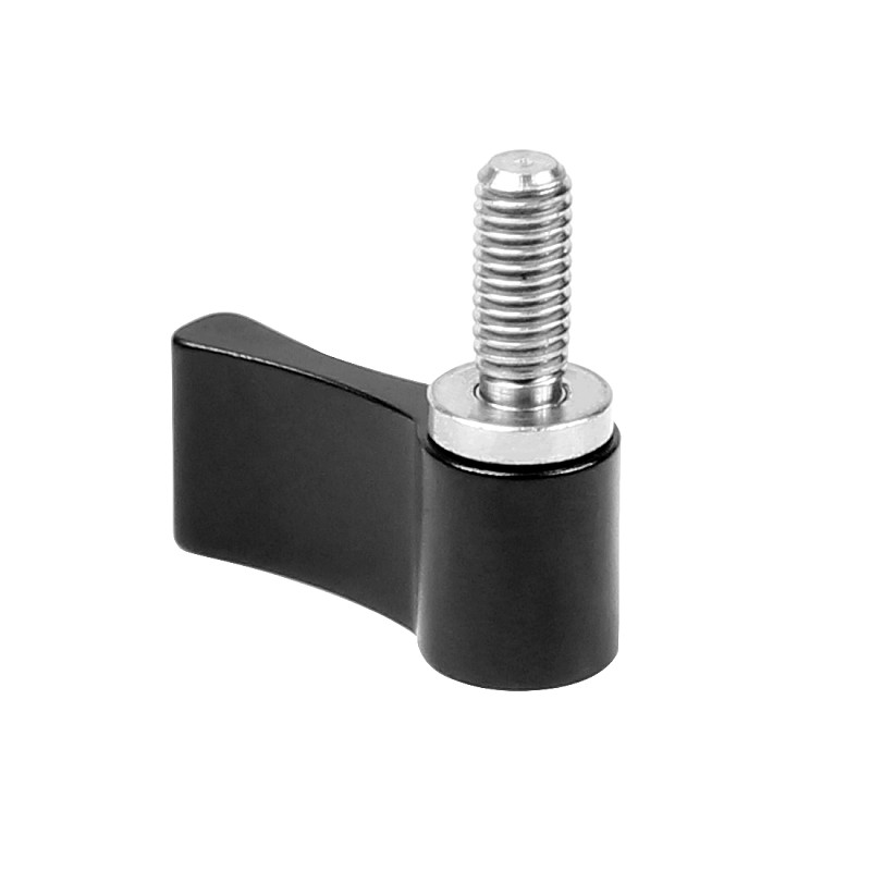 FEICHAO 1/2pc Aluminum Alloy CNC Handle Screw Adjustable M5*12 Stainless Steel 304 Screws Fasten Wrench-Free Quick-install Screw Photography Accessories Screws for DJI, Gopro, Sony, Fuji, Nikon Camera