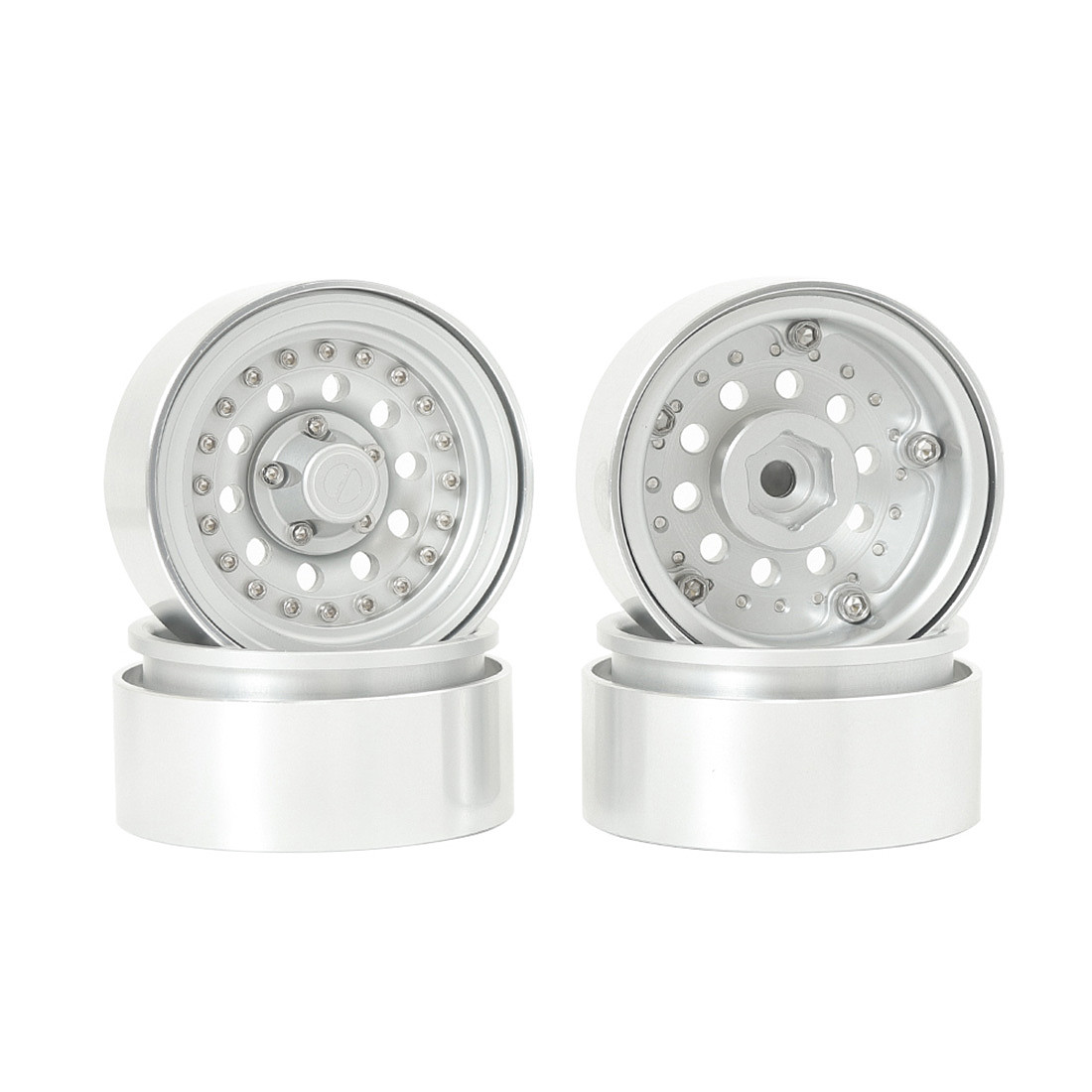 US 20.94 FEICHAO 4pcs Metal Wheels 56*27mm Remote Control Car Toy