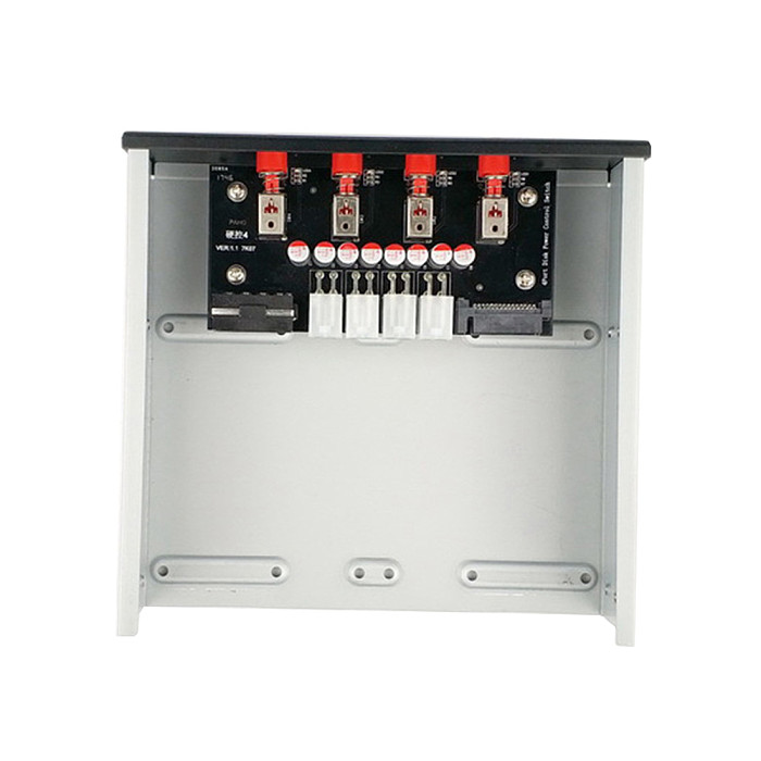 XT-XINTE Intelligent 4/6 Hard Disk Controller Management System Hub HDD SSD Power Switch with Serial/SATA Power Cable