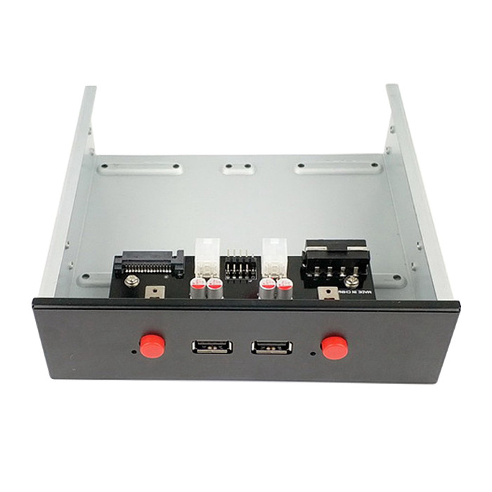 XT-XINTE 2 Channel HDD Power Control Switch Hard Drive Selector SATA Drive Switcher For Desktop PC Computer Optical Drive