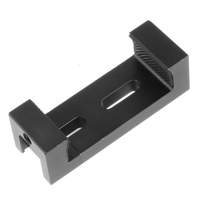 FEICHAO Aluminum Alloy Mobile Phone Clip Fixing Clip Fill Light Hot Shoe Clamp Selfie Stick Holder Clip for Mobile Phone Photography Camera Tripod