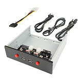 XT-XINTE 2 Channel HDD Power Control Switch Hard Drive Selector SATA Drive Switcher For Desktop PC Computer Optical Drive