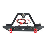 FEICHAO General Stinger Metal Front Bumper with Light Anti-Collision Bumper CA7905 for 1/10 Simulation Climbing Car