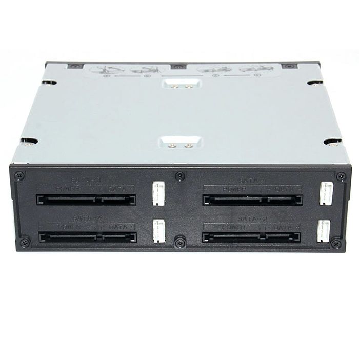 TOOLFREE 2.5 inch 4 bay SATA 6Gbps Optical Drive Hard Drive Enclosure Mobile Rack w/Cooling Fan for 12.5mm HDD PC Laptop