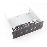 XT-XINTE HDD Power Control Switch Hard Drive Selector 4port USB3.0 SATA Drive Switcher with Power Cable For Desktop PC Computer