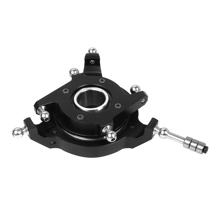 ALZRC - N-FURY T7 CCPM Metal Swashplate - Black for N-FURY T7 Drone Helicopter Parts
