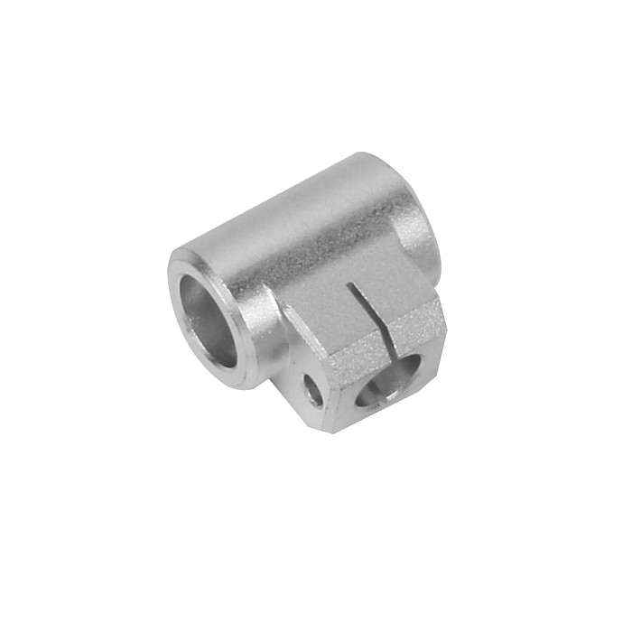 ALZRC - N-FURY T7 Metal Main Rotor Housing Set Silver NFT7-077 For Helicopter