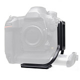 BGNing Aluminum Quick Release Board QR Plate SLR Integrated Handle for Nikon D6 Camera Bracket Tripod Mount Vertical Support