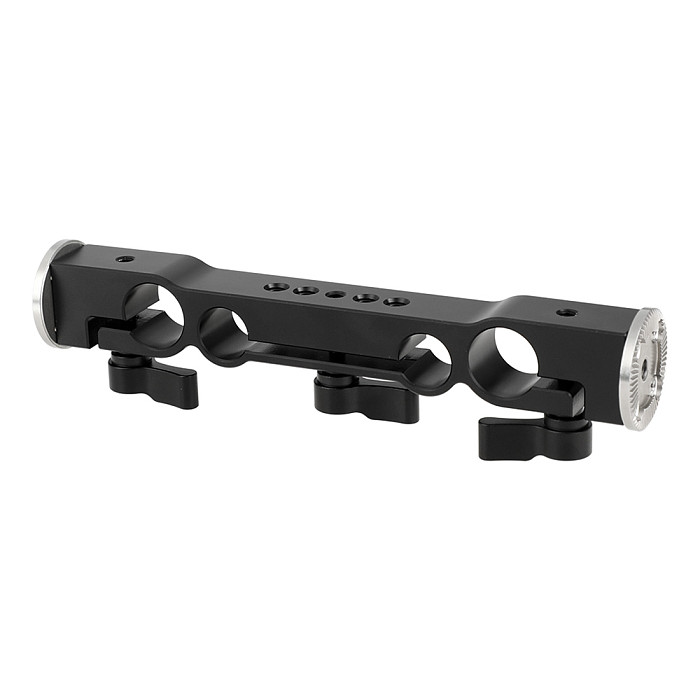 BGNing 15mm 19mm Dual-port Rod Clamp Pipe Clip with Double Ended M6 ARRI Style Rosette Mount for Camera Cage Kit Rig Rail System