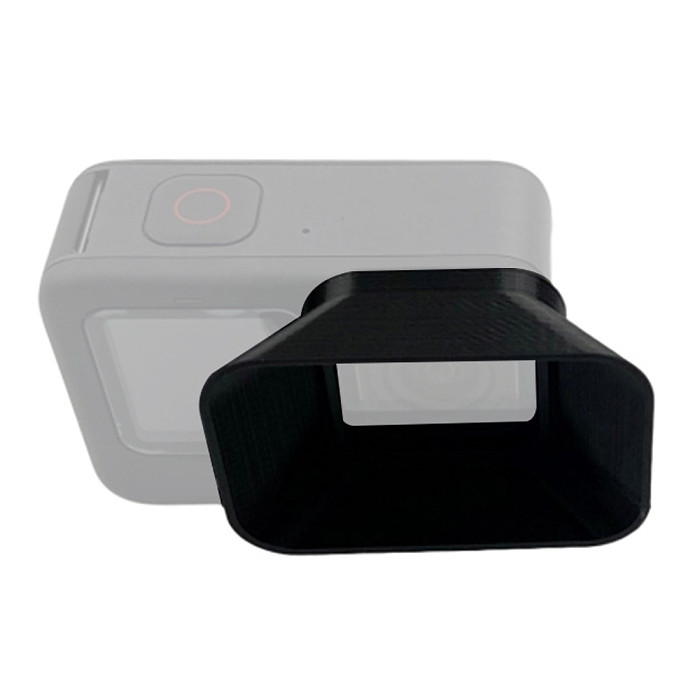 BGNing Lens Hood for Gopro 9 Len Cap Sunshade Cover for Hero 9 3D Printed Plastic Protector Black Action Camera Accessories