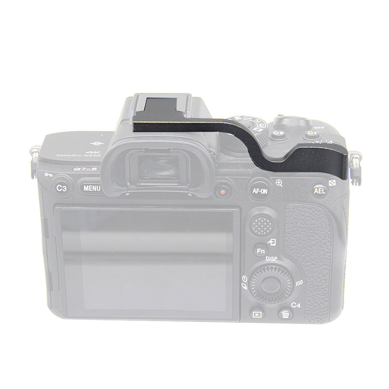 BGNing Aluminum Hot Shoe Cover Thumb Up Hotshoe Mount Handle Grip for Sony A7M4 A7R4 A9II A7R IV Camera Accessoires