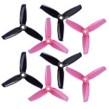 Gemfan 4Pairs / 12Pairs Colorful Flash 3052 3.0x5.2 PC 3-Blade Propeller Prop 5mm Mounting Hole for 1306-1806 Motor