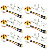 JMT 6Pcs A2212 1400KV 2200KV Brushless Motor with 10T / 6T Mount for 2-3S Multicopter Remote Control Quadcopter