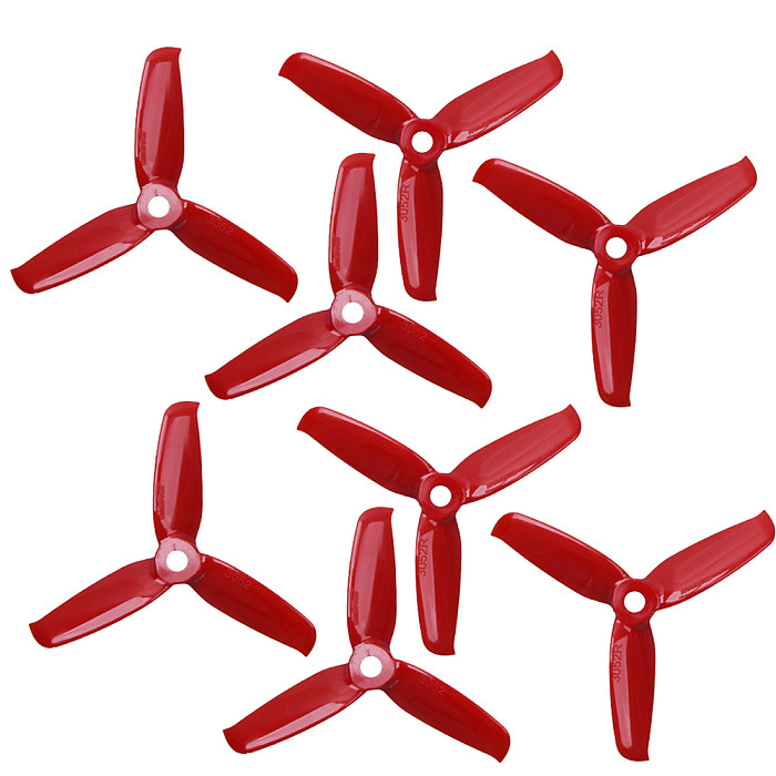 Gemfan 4 Pairs Flash 3052 3.0x5.2 PC 3-Blade Propeller Prop 5mm Mounting Hole for 1306-1806 Motor RC Part