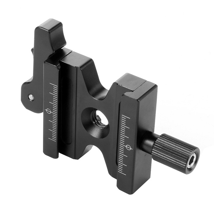 BGNing CL-50LS Aluminum Alloy Quick Release Clamp 3/8  Adapter Screw with PU50 Quick Release Plate for Arca Swiss Plate Tripod