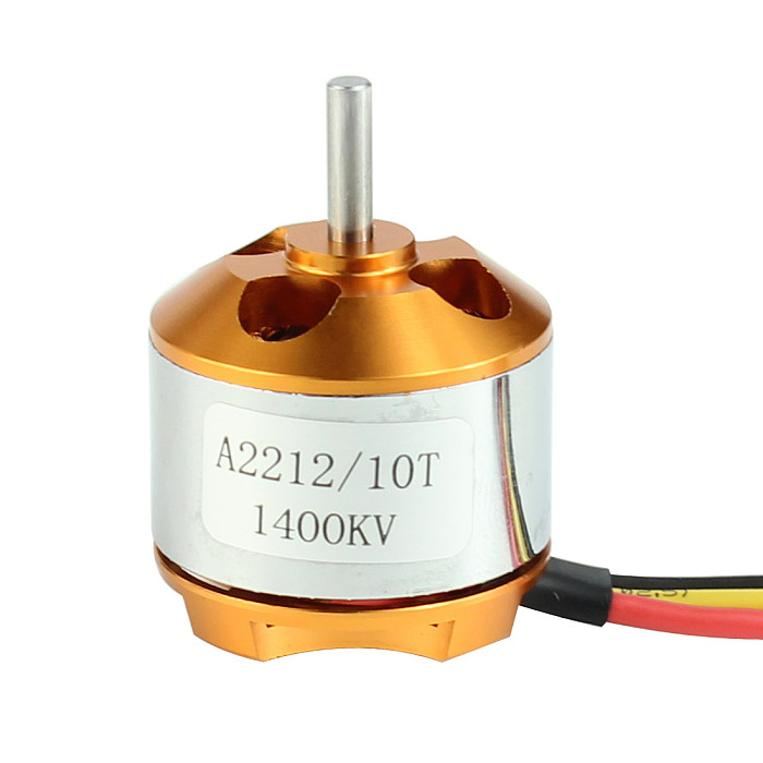 JMT 6Pcs A2212 1400KV 2200KV Brushless Motor with 10T / 6T Mount for 2-3S Multicopter Remote Control Quadcopter