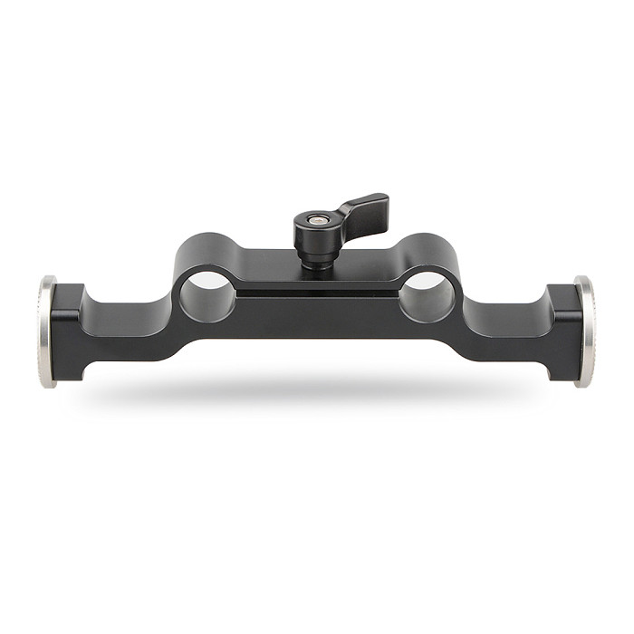 BGNing Aluminum DSLR Dual 15mm Rod Clamp with Arri M6 Rosette Mount Adapter for SLR Camera Follow Focus Photography Accessories