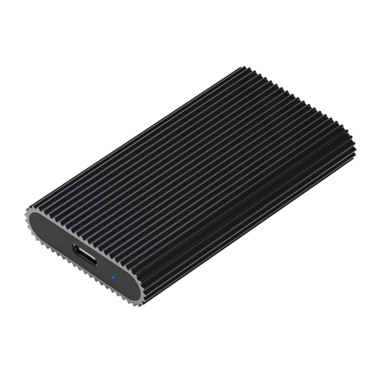 Blueendless Aluminum MSATA M.2 SSD Enclosure CaseType C to Type C Support 2242/2260/2280 NGFF B key Slot SSD Case For Solid State Disk