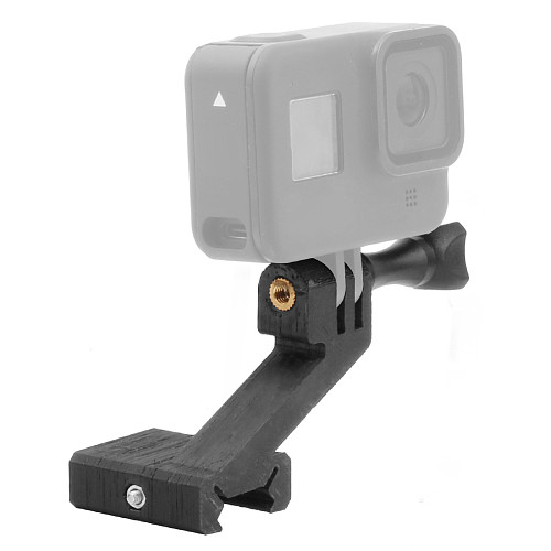 US$ 2.74 - FEICHAO 20mm Picatinny Rail Connection Mount 3D Printing PLA  with Long Screw for GoPro Hero 8 7 6 5 SJcam YI EKEN Action Camera -  m.