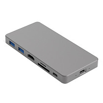 Blueendless Type C 3.1 Splitter Port USB C HUB to Multi USB 3.0 HDMI Adapter for MacBook Pro Laptop Docking Station SSD Case NGFF Enclosure