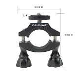 FEICHAO Bike Motorcycle Handlebar Clamp Bicycle Camera Mount Holder for GoPro Hero 9 8 7 6 5 Insta360 ONE X