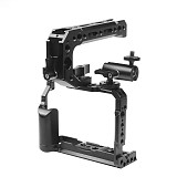 FEICHAO BTL-FT30 CNC XT20/XT30 Camera Rabbit Cage Expansion Kit with Handle Grip M512 Screw Cold Shoe 360° Rotation Connecting arm Photography Accessories