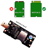 XT-XINTE for NGFF(M.2) to USB 3.0 Adapter with SIM 8pin card Slot for 3G/4G/5G Module