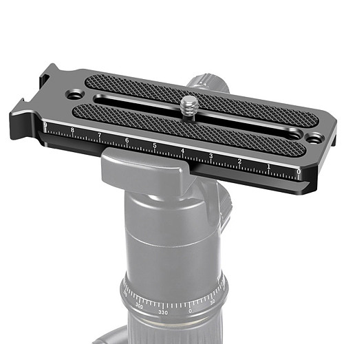 BGNing Universal SLR Cameras Quick Release Plate Horizontal Vertical Shooting with Bottom Aka Cold Shoe Mount for DSLR L Board Bracket