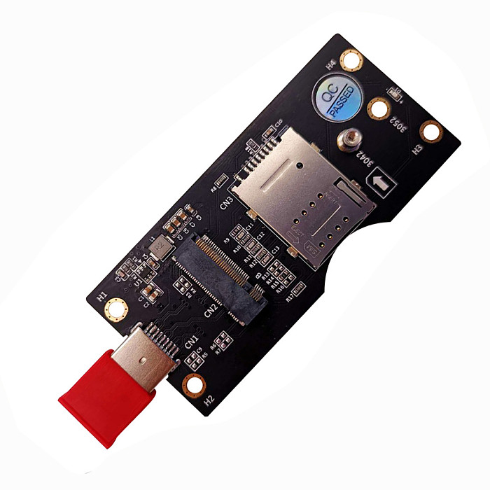 XT-XINTE for NGFF(M.2) to USB 3.0 Adapter with SIM 8pin card Slot for 3G/4G/5G Module