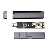XT-XINTE USB 3.0 M.2 NVME External Hard Enclosure PCI-e x4 x2 M2 to Type A M Key SSD Case Box Support 2280 2260 2242 4TB HDD Card Adapter