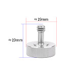 FEICHAO Quick Installation Screw 1/4-20*12.5 (Tooth Length 4.5) Camera Photography Screw Accessories Diving Dual Hand-held Accessories