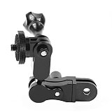 FEICHAO Magic Arm 360 Degree Rotating Helmet Adapter Mount /5D2 Screw Wrench Lock with Screw 1/4 Adapter for Sports Camera Accessories