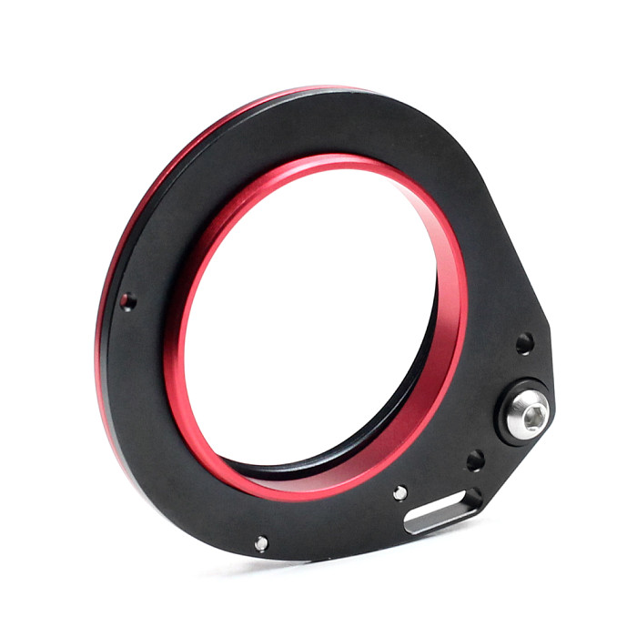 FEICHAO Aluminum Alloy Diving Lens Carrier Close-up Lens Mount M67 Lens Adapter M67 Camera Waterproof Case Lens Adapter Suitable for Wide-angle Lenses with M67 Threads/Extender Lens/Macro Lens