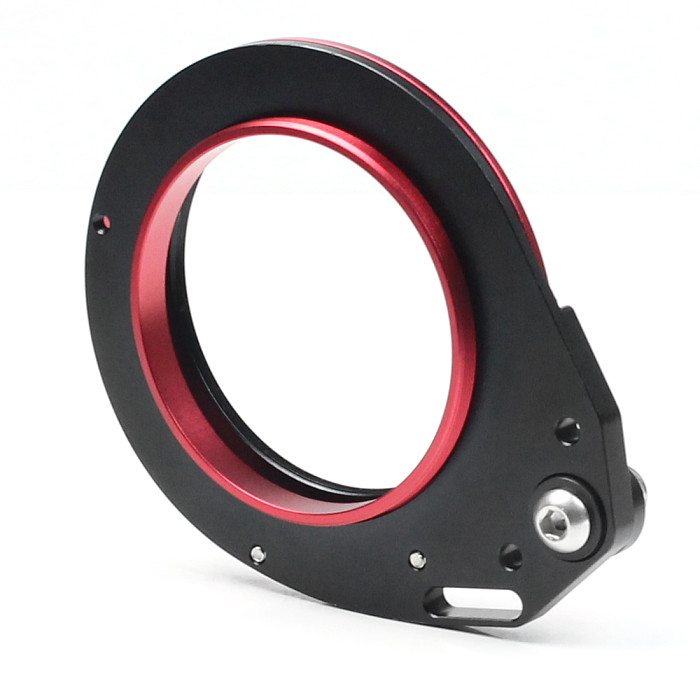 FEICHAO Aluminum Alloy Diving Lens Carrier Close-up Lens Mount M67 Lens Adapter M67 Camera Waterproof Case Lens Adapter Suitable for Wide-angle Lenses with M67 Threads/Extender Lens/Macro Lens