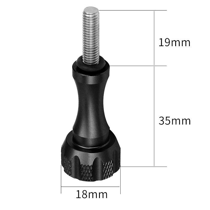 BGNing Aluminum Alloy Tripod Mount Adapter Knob Bolt Nut Long/Short Thumb Screw for Gopro 9 8 7 6 5 Yi 4K Sj7 Sj8 Action Camera