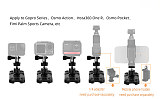 Sunnylife Camera Dolly Metal Bracket Stabilizer Trackless for POCKET 2/Gopro 9/Insta360 ONE X2/OSMO Action/OSMO Pocket
