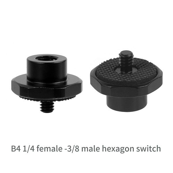FEICHAO 1PC 1/4  to 1/4  or 1/4 to 5/8 Female to Male Thread Screw Adapter Tripod Plate Screw for Camera Flash Tripod Light Stand