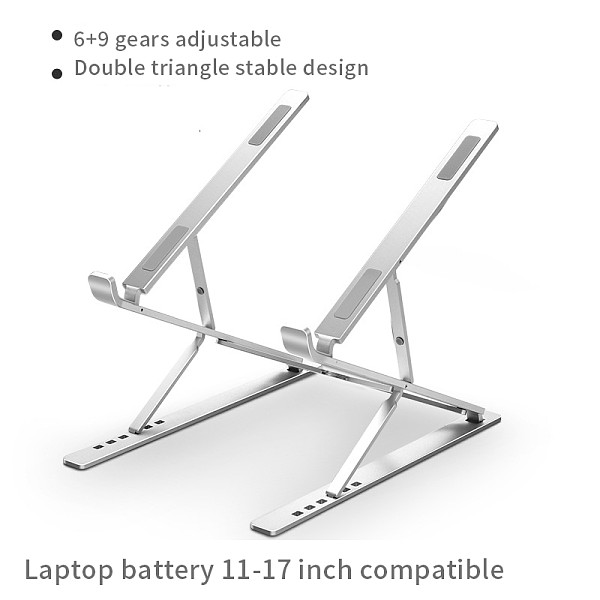 XT-XINTE Universal Aluminum Portable Foldable adjustable Holder Bracket Stand for Computer Laptop ipad