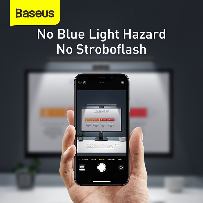 Baseus New Universal LED Desk Lamp USB Computer Monitor Screen Light Bar Home Office Clamp