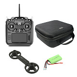 RadioKing TX18S/Lite Hall Sensor Gimbals 2.4G 16CH Multi-protocol RF System OpenTX Transmitter with Handbag + Rocker + Battery for DIY RC Racing Drone (in stock)