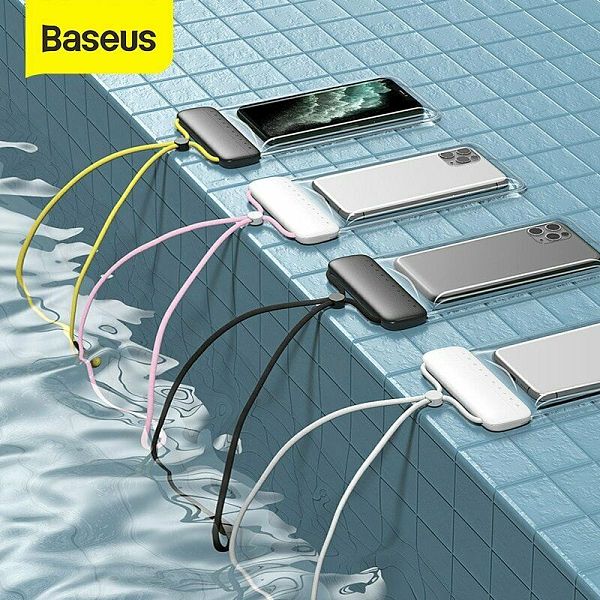 Baseus New Portable Waterproof Phone Case Cover Dry Pouch Bag for iPhone XS 11 Pro Max